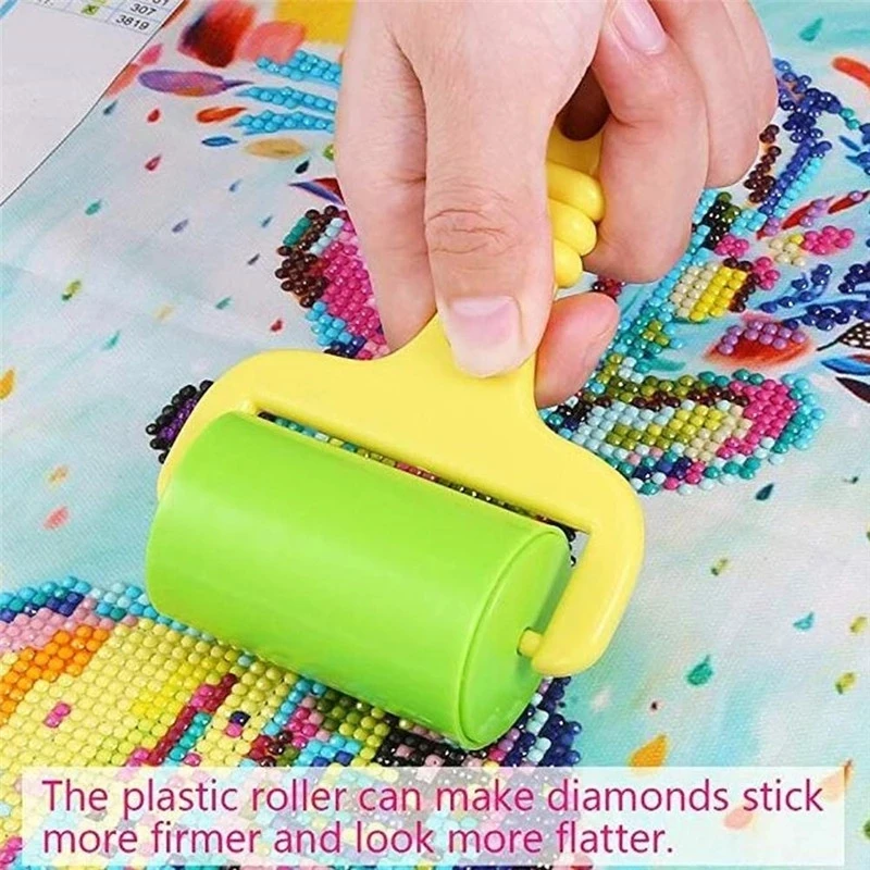 

Diamond Painting Cross Stitch Tool Diamond Painting Plastic Roller (Color Random) DIY Practical Tools Home Sewing Accessories
