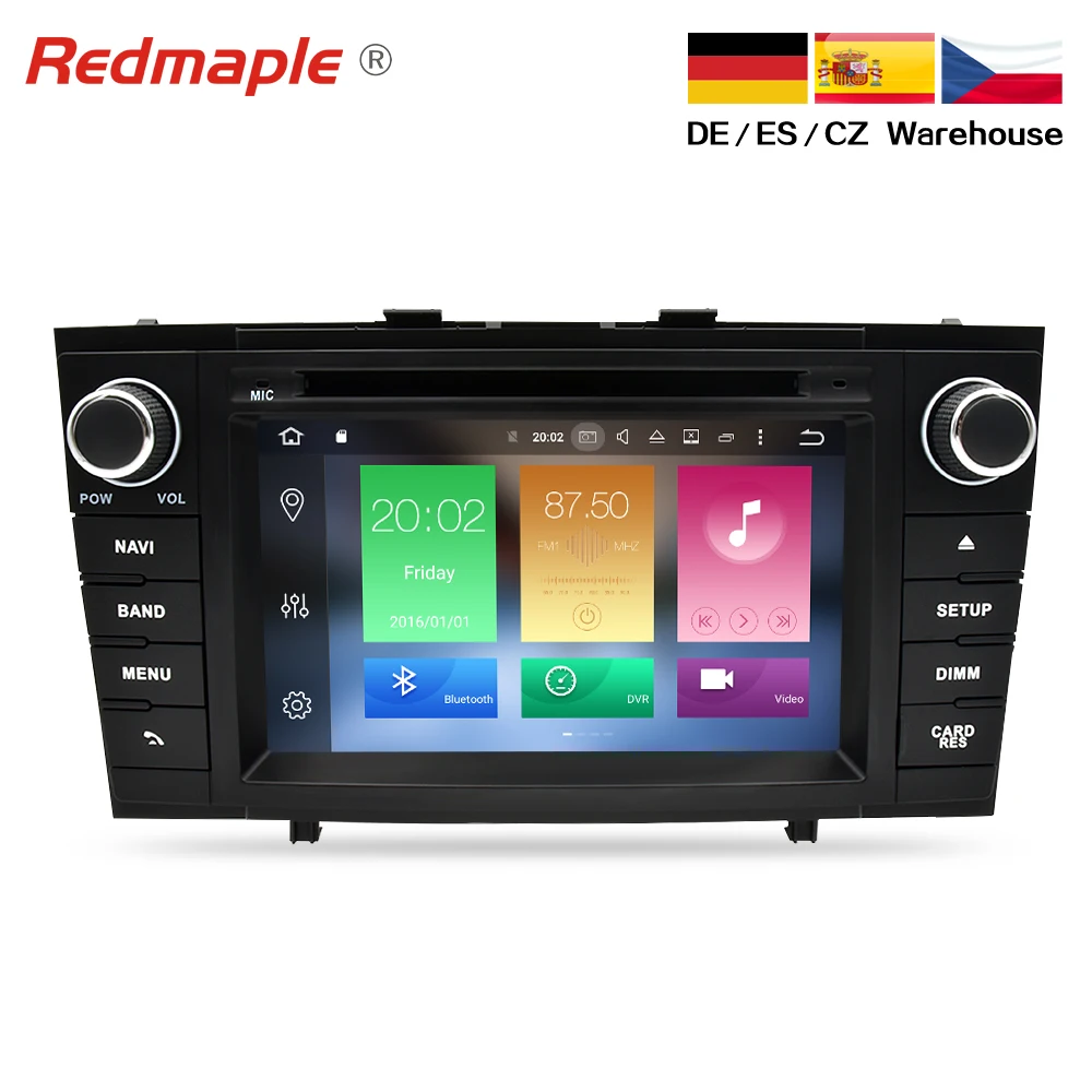 4G RAM Android 10 0 автомобильный Радио DVD GPS мультимедийный плеер для Toyota Avensis T27 2009 2015 WIFI