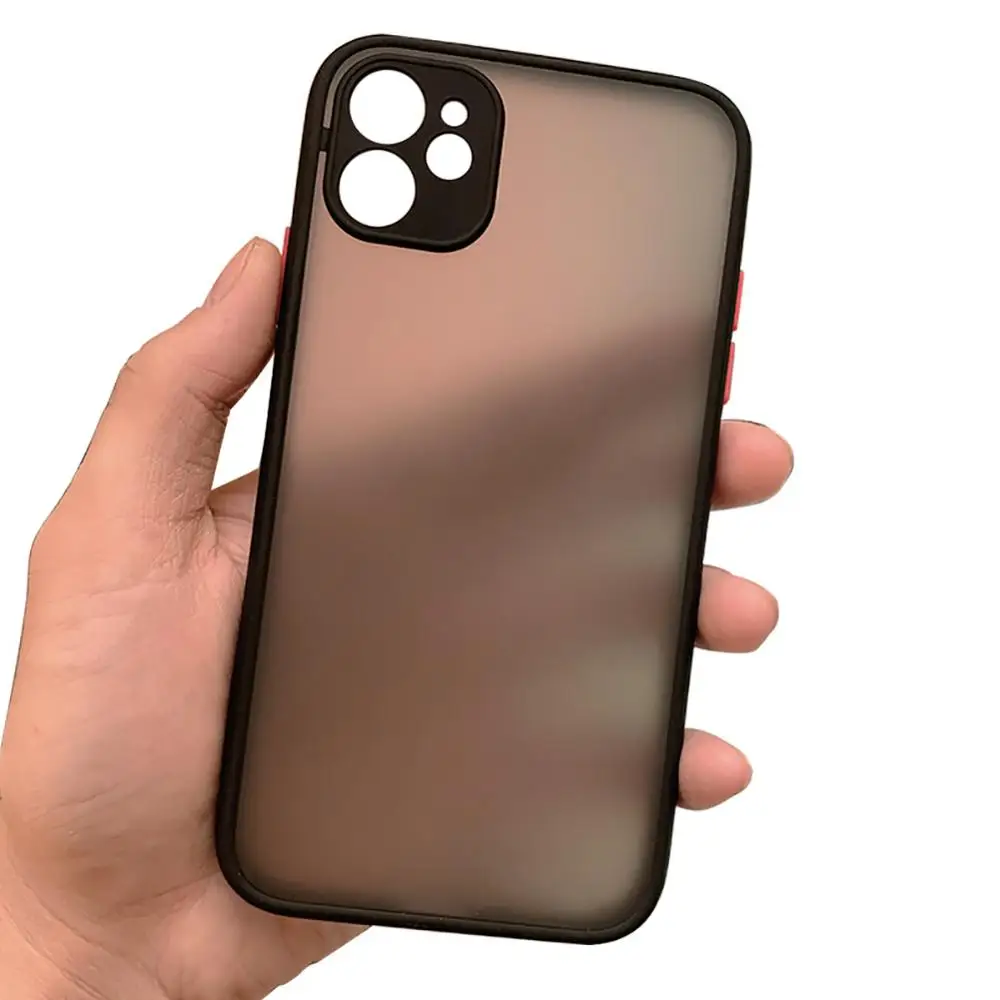 Новый модный матовый чехол для iphone 11 PRO MAX xs/xr/6/7/8 plus с защитой объектива камеры