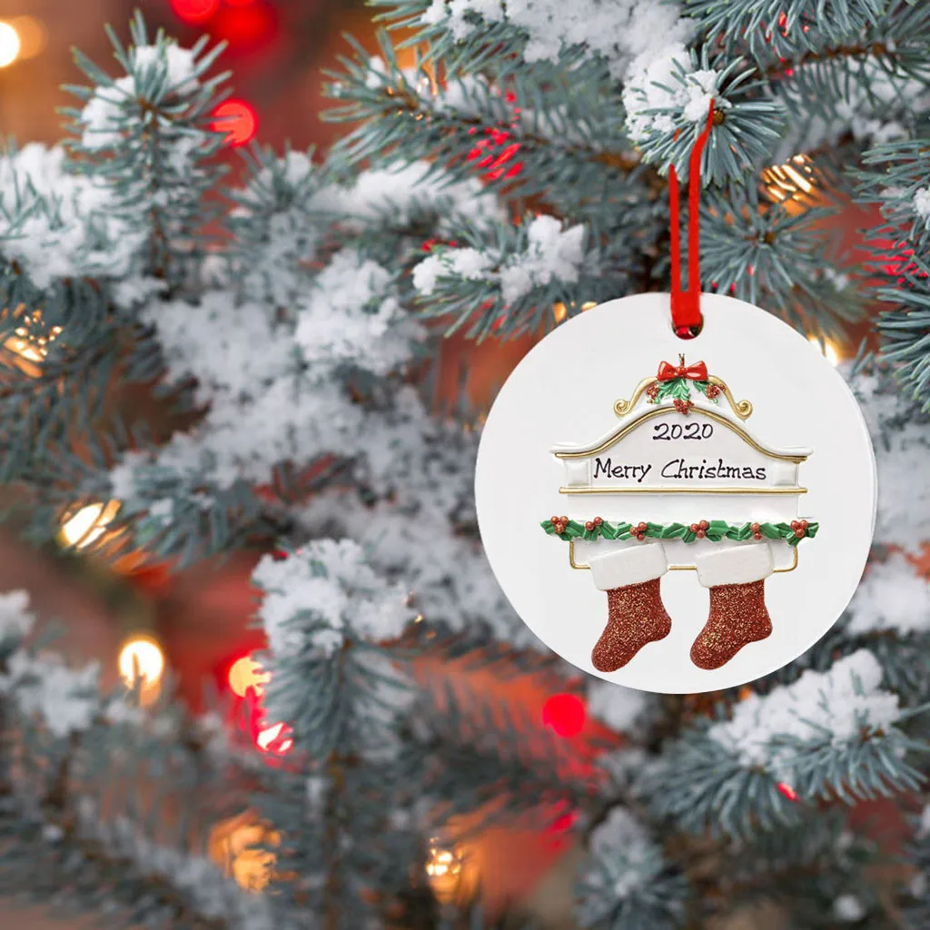 2020 рождественские украшения персонализированные висячие для дома Подарочный