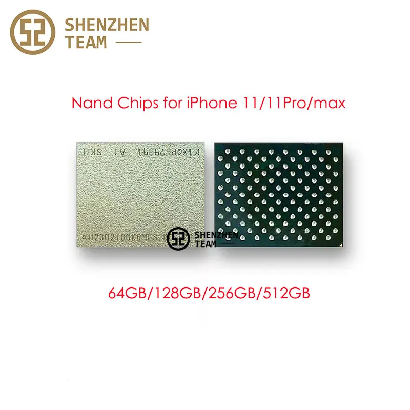 

SZteam For iPhone 11 11PRO 11PRO/MAX 64GB 128GB 256GB 512GB HDD Nand Memory IC Chip