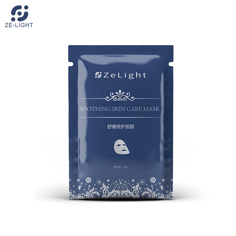 Sensitive Skin Mask LINGXI уход за кожей лица корейский лист маски красота отбеливание против акне против старения увлажняющая коллагеновая маска для лица - Цвет: Sensitive Skin Mask