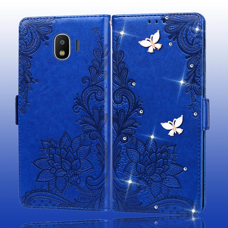 Чехол для Samsung J2 Pro 2018 блестящий кожаный флип-чехол мягкий чехол телефона Grand Prime J250