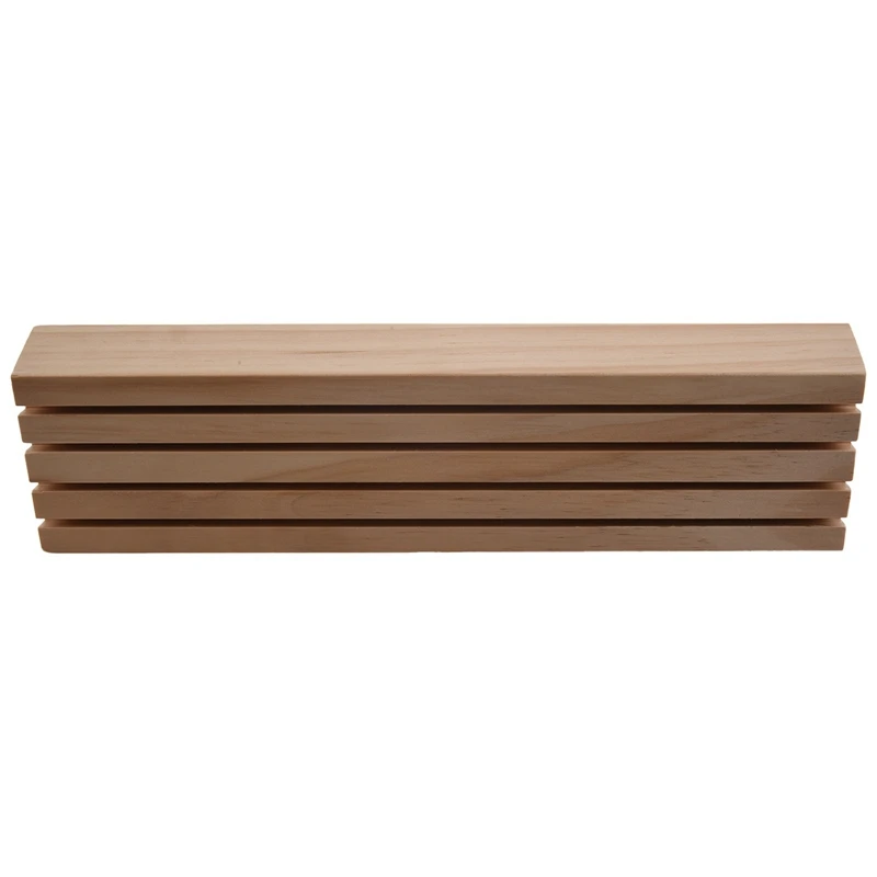 

2Pcs New Fashion Nature Solid Wood Ring Bangle Display Holder Jewelry Display Stand Ring Bangle Display Tray