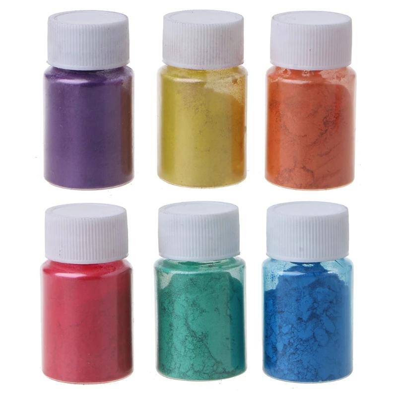 

A2UA Mica Powder Pigment for Nail Glitter Cosmetic Resin with Pearlescent Pearl Luster for Diy Soap Making Diy Crafts