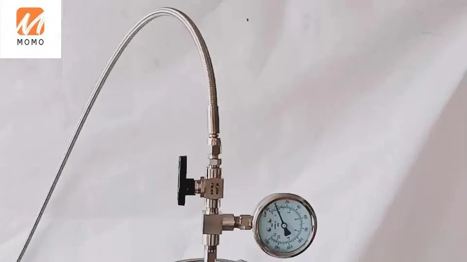 

1lb extractor with sight glass,splatter platter,Tri clamp drain port,dry ice sleeve