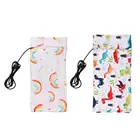 Дорожная USB-кружка, подогреватель молока, бутылка для кормления, портативная печатная фотоизолированная сумка для хранения, сумка для подогрева