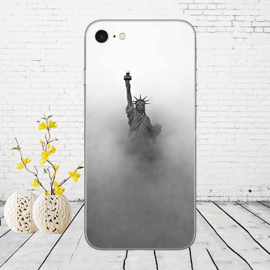 175DD Нью-Йорк Сити Мягкий силиконовый чехол для iPhone 5 5S SE 6 6s 8 plus 7 7 Plus X XS SR MAX чехол - Цвет: 17