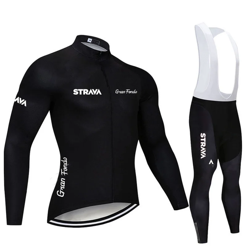 

2021 New Cycling Sets Men's Long Sleeve Cycling Jersey Suits Bicycle Sportswear Breathable Mountain Cycling Clothes Suits