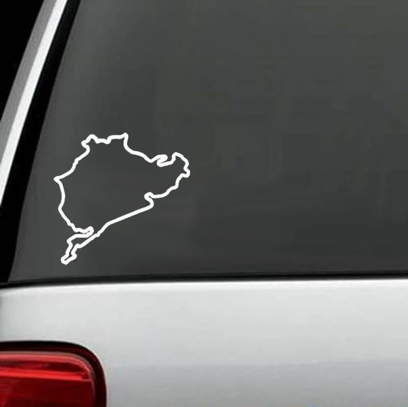 7 &quotширокий Nurburgring Германия гоночный трек виниловая наклейка стикер автомобиль