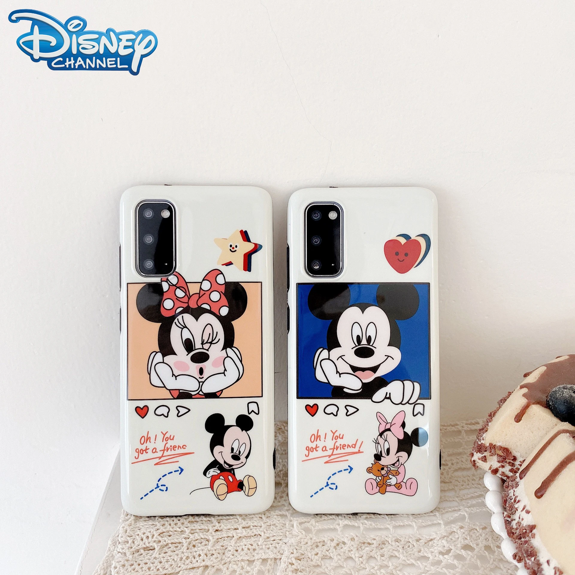 Disney с Микки и Минни мягкий чехол для Samsung Galaxy S20 ультра S10 Plus Note 20 Ультра 10 плюс 9 8