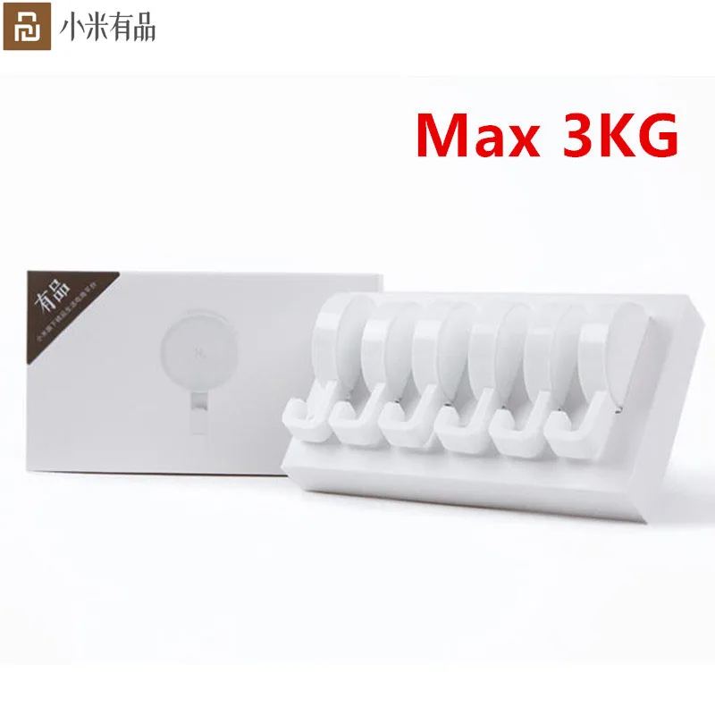 Маленькие клейкие крючки YouPin/настенный крючок для швабры прочные кухонные