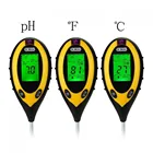 4 в 1 цифровой измеритель влажности почвы, PH, температуры, влажности, интенсивности солнечного света, анализатор, детектор для сада, теплицы