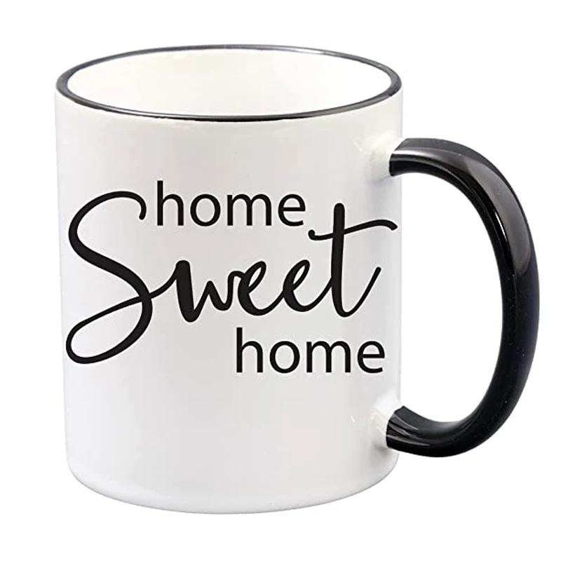 

Домашняя Сладкая домашняя кофейная кружка 11 унций-подарки на новоселье для нового дома-уникальные идеи для дома для женщин, мужчин, него, нее, Ко