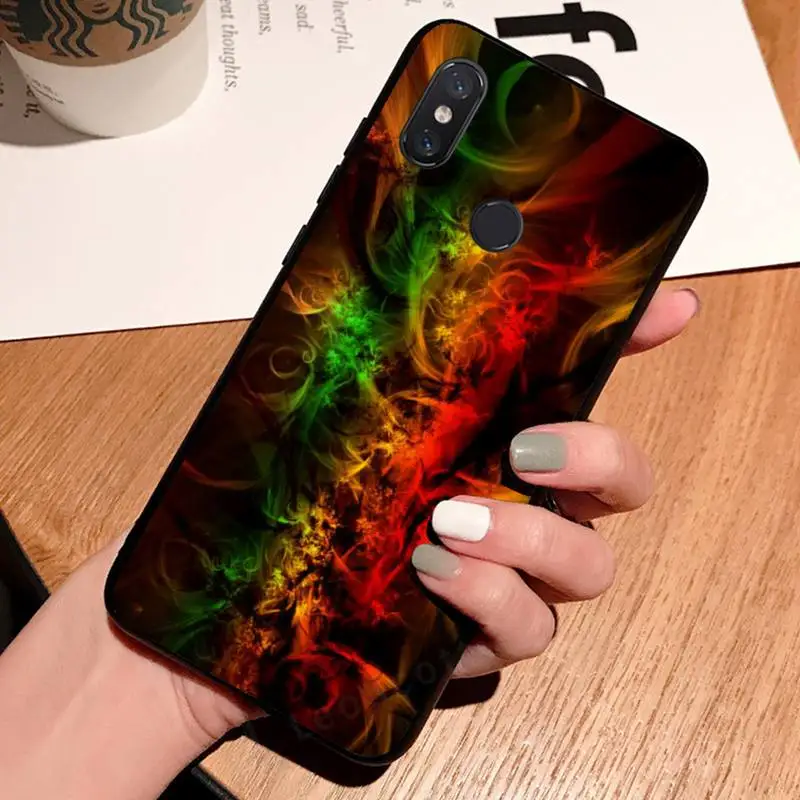 

Aesthetic colorful flame Phone Case For Xiaomi Redmi 7 8 9t a3 9se k20 mi8 max3 lite 9 note 9s 10 pro