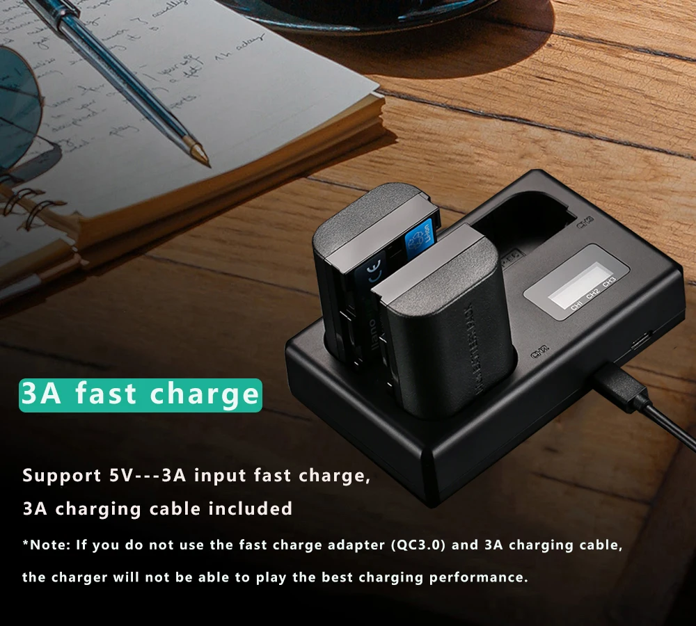 Зарядное устройство для фотоаппаратов Canon EOS 5DS R 5D Mark II III 6D 7D 70D 80D 3 шт. | Электроника