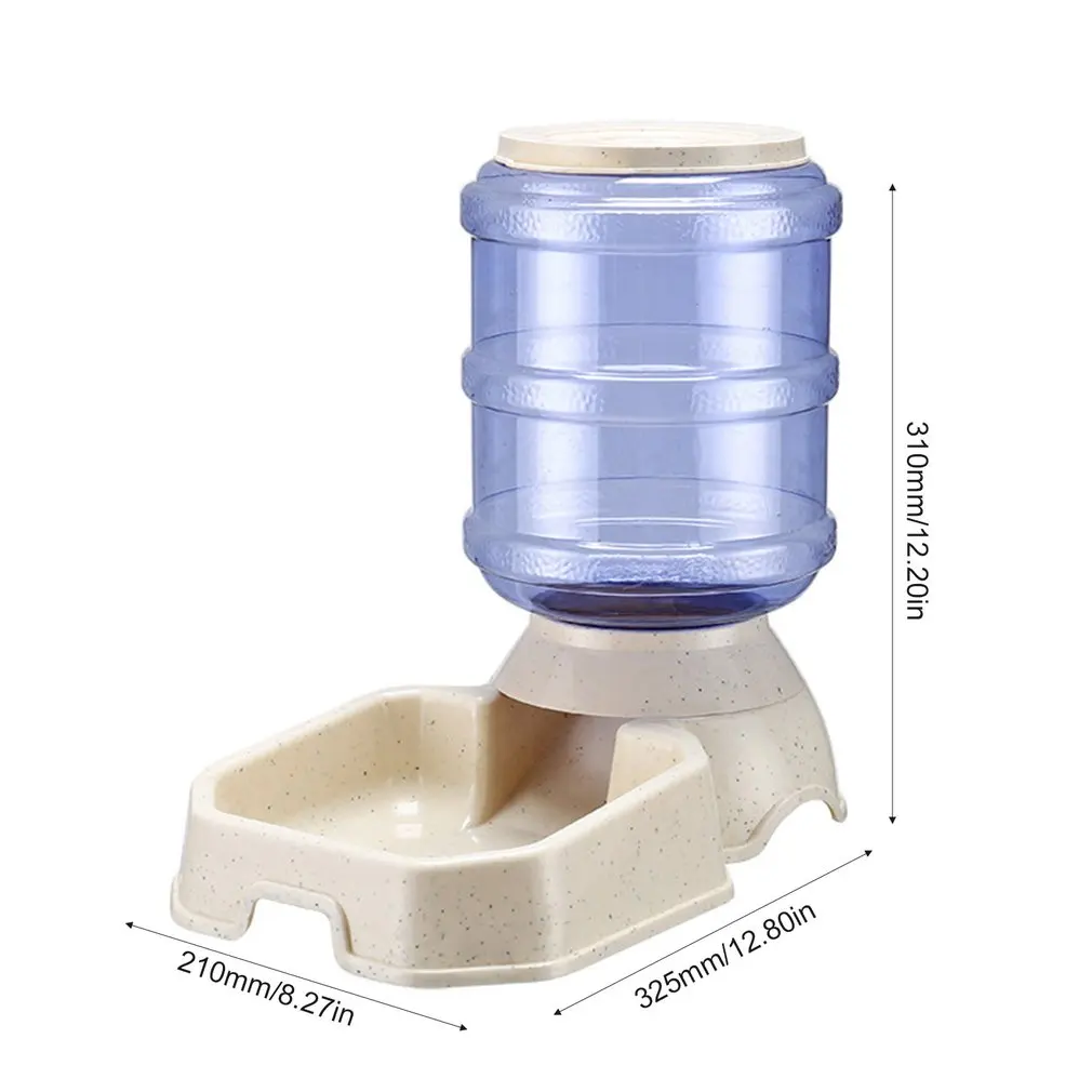 

3.8L Pet Cat Automatic Feeders Cat Water Fountain Dog Food Bottle Feeding Bowls Water Dispenser Diet Device