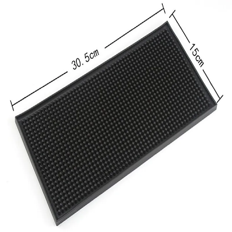 Нескользящий Резиновый коврик для бара ПВХ кухни прямоугольный чашка кружка