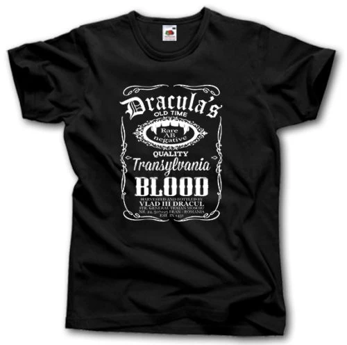 Дракула футболка S-5XL лейбл крови NOSFERATU ужас Влад вампиры фильм культ | Мужская