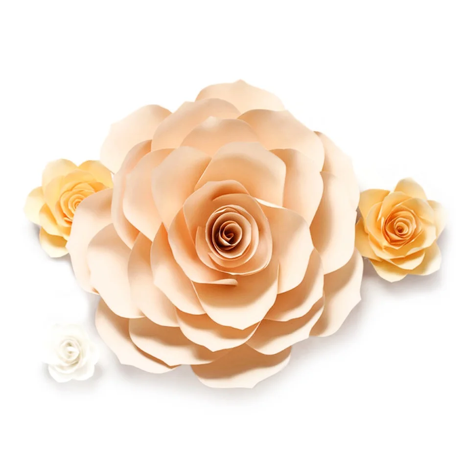 Крупная имитация картона гигантская бумага роза цветы витрина свадебные фоны