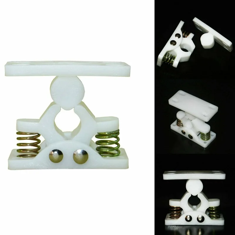 1 шт. Фиксатор двери весна двойная заклепка Тип Белый Нейлон конский ящик трейлер