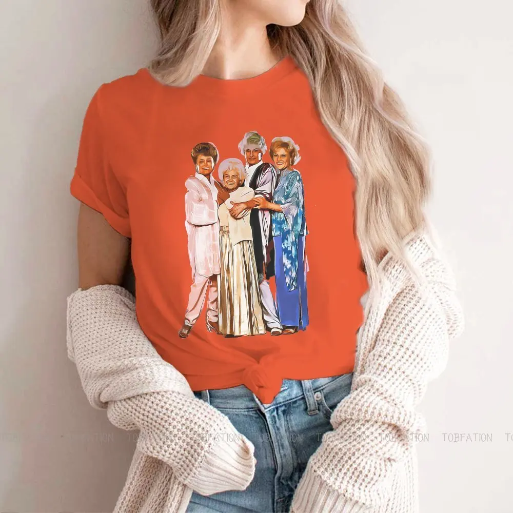 Those Girls Are Golden Hipster TShirts Comedy Family Friendship Bea Arthur Girl 4XL Style Fabric Streetwear T Shirt | Женская одежда