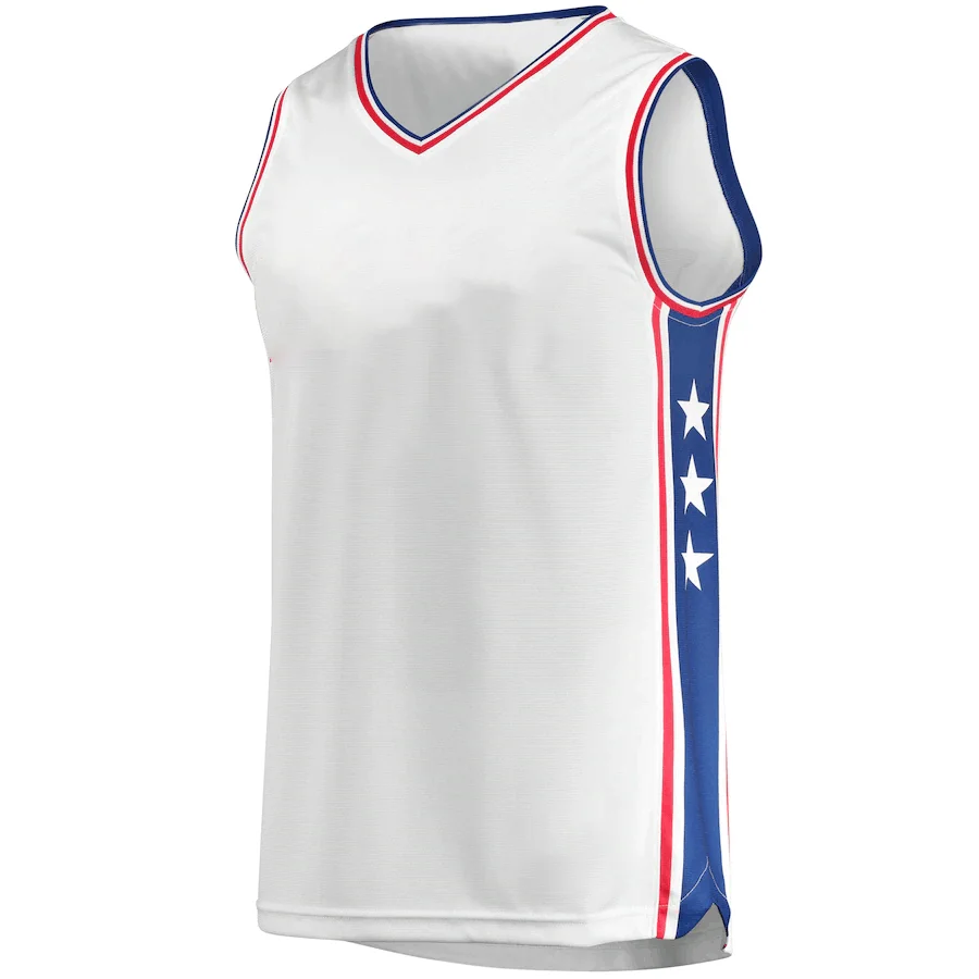 

2021 Mens American Basketball Jerseys Philadelphia Jersey Sport Fans Wear Tobias Harris Joel Embiid Jerser T-Shirt