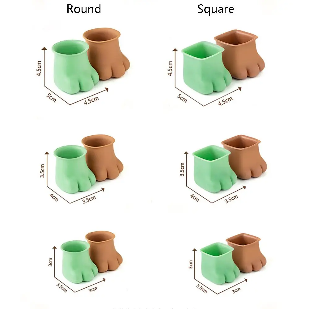 4pcs Silicone Non-slip Table Chair Leg Caps Foot Protection Bottom Mat Wood Floor Protectors Cover Pads | Мебель