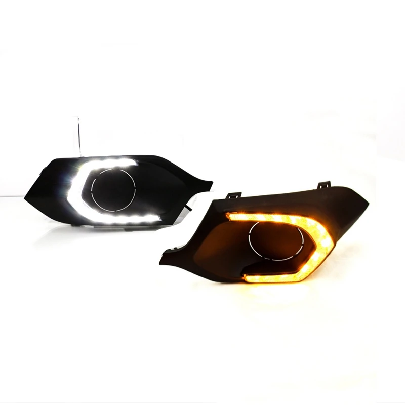 

2Pcs for 16-17 Mitsubishi Pajero Jinchang Daytime Running Lights LED Daytime Running Lights Modified Fog Lights