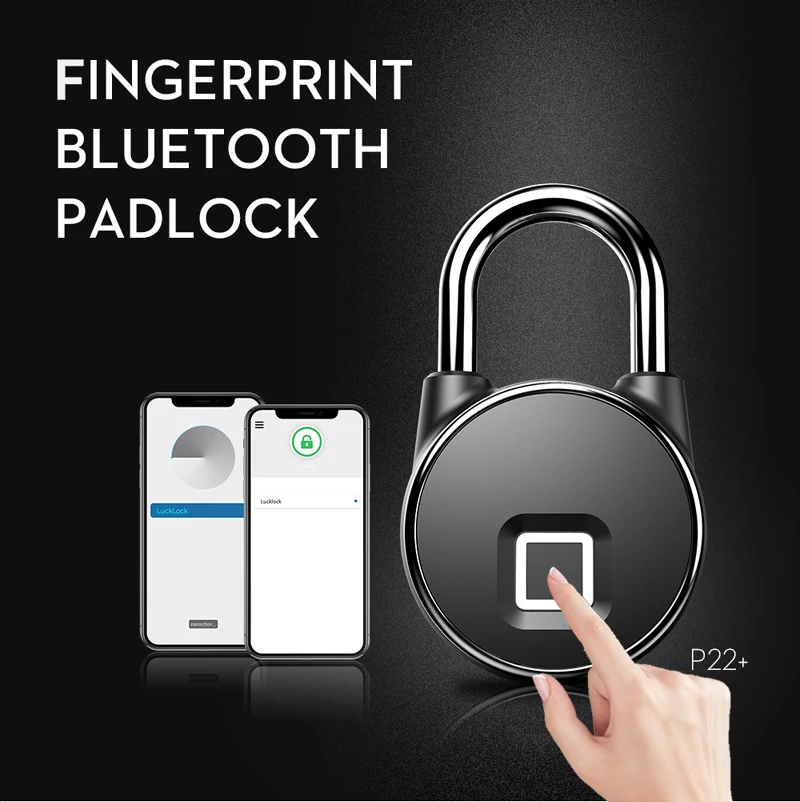 Дверной смарт-замок Anytek со сканером отпечатков пальцев IP66 водонепроницаемый без