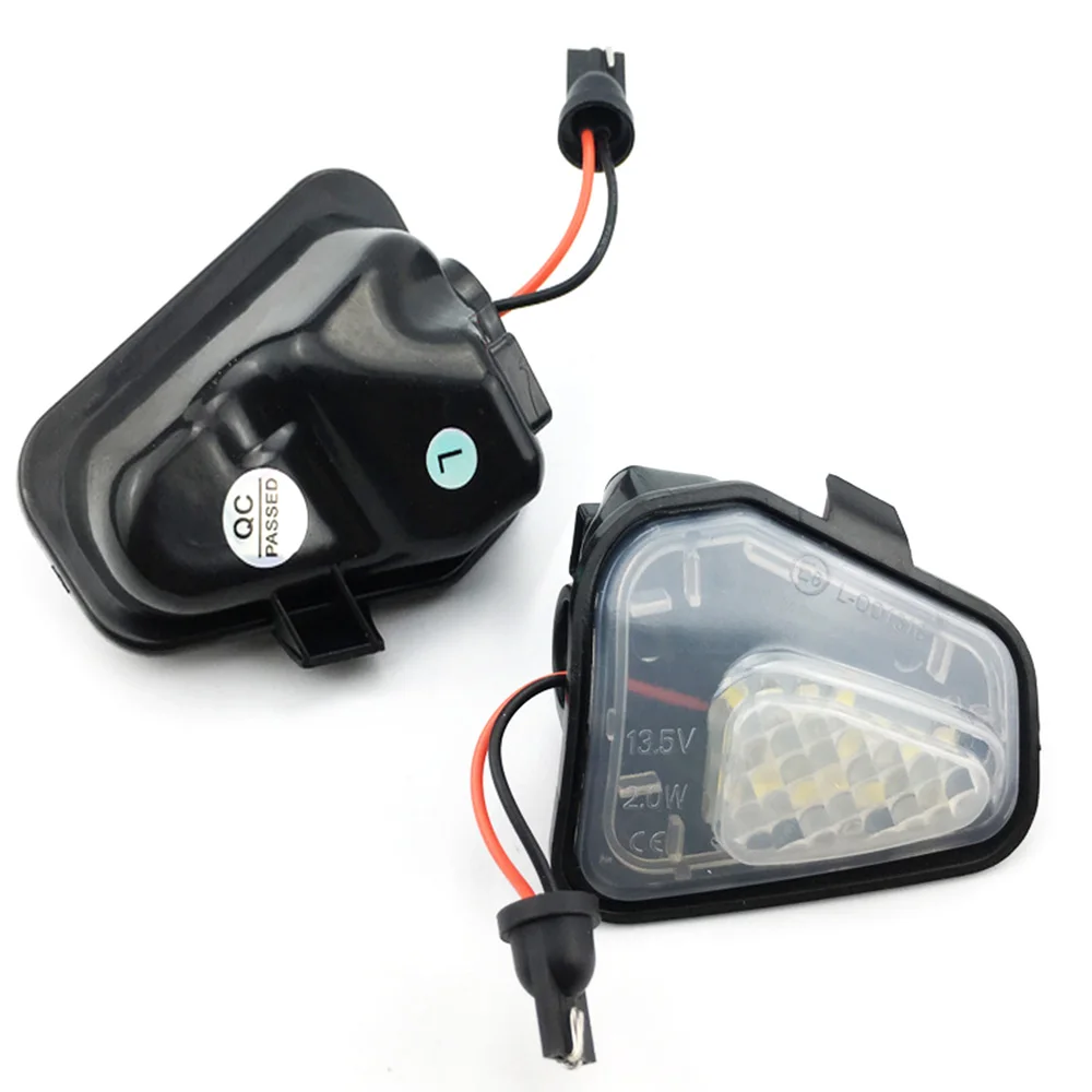 2Pcs LED Side Mirror Puddle Light Lamp No Error For EOS Passat B7 CC Scirocco Jetta Golf 6 Touran 10 Lexus LX470 GX470 | Автомобили и
