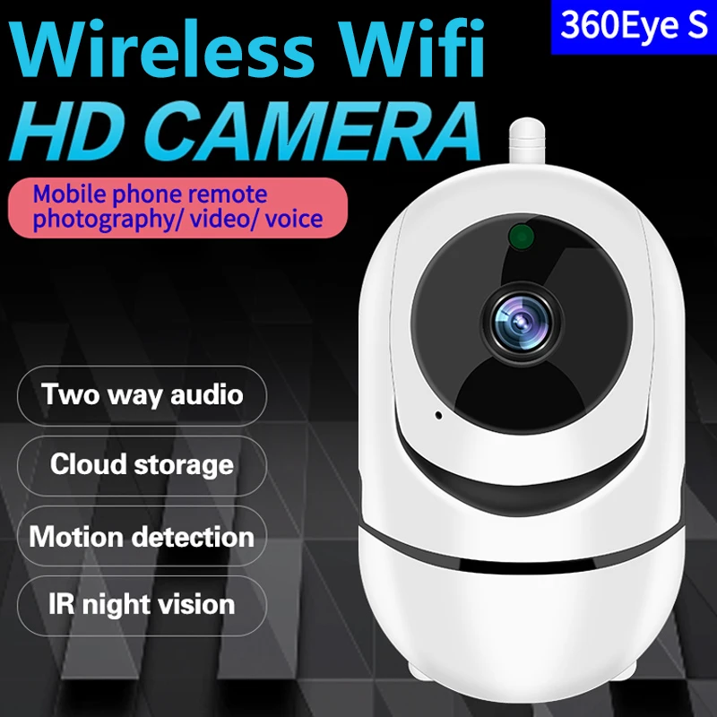 IP-камера для домашнего видеонаблюдения HD 360 P Wi-Fi ночное видение | Электроника
