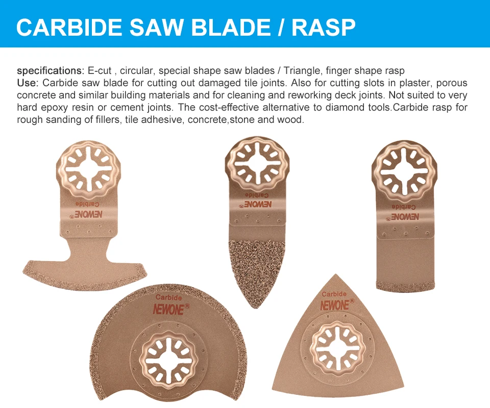 NEWONE Top Selling Starlock/StarlockPlus Sets Multipurpose Oscillating Tool Saw Blades RU/US/BE/SPAIN/PL Warehouse Stock Metal |