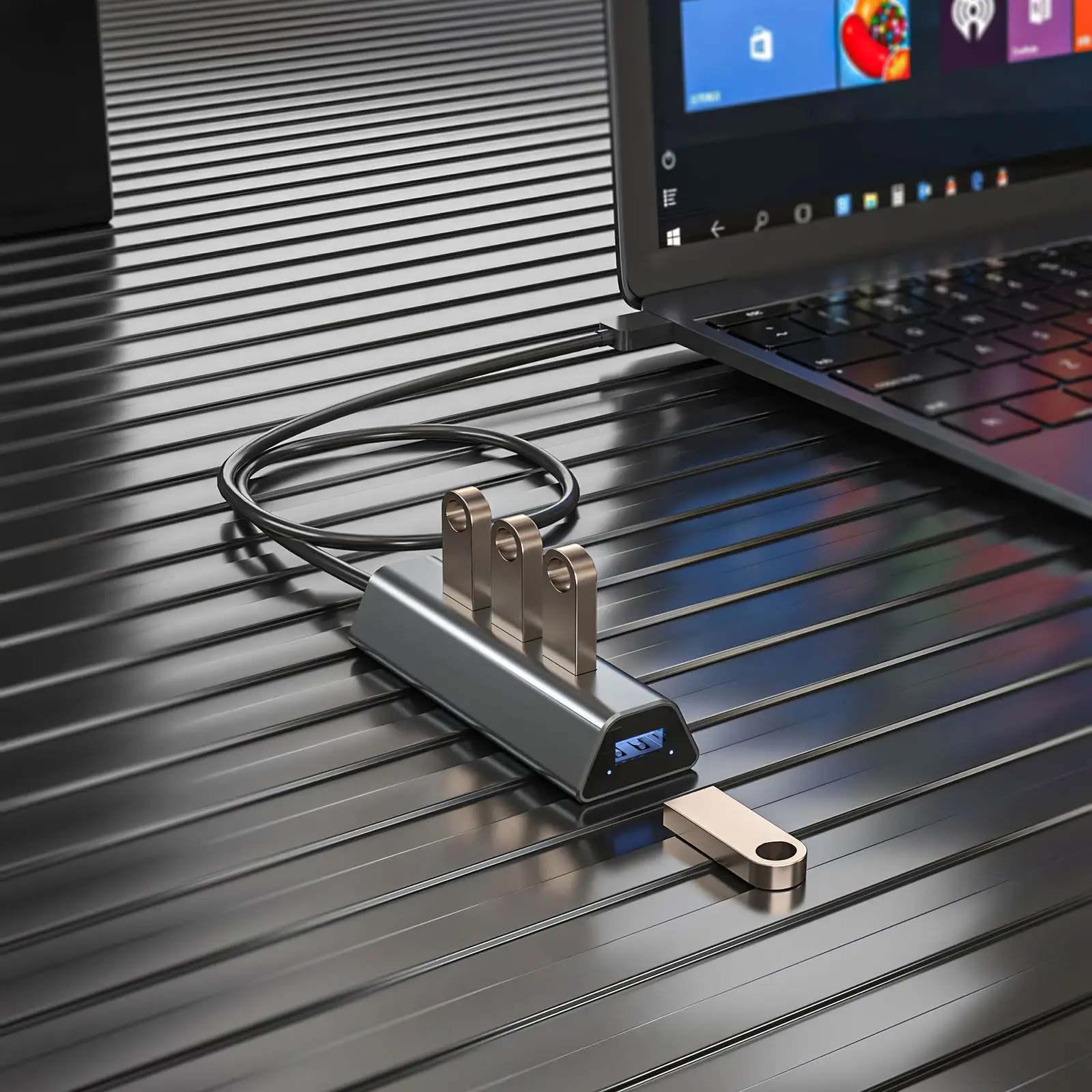 

USB-разветвитель с 4 портами, USB 3,0, Type-C