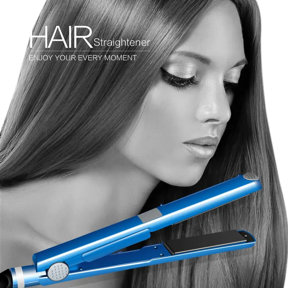 Керамический u образный выпрямитель для волос нано титановый инструменты