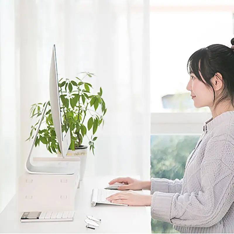 Подставка для монитора настольного компьютера милый стеллаж офиса и общежития