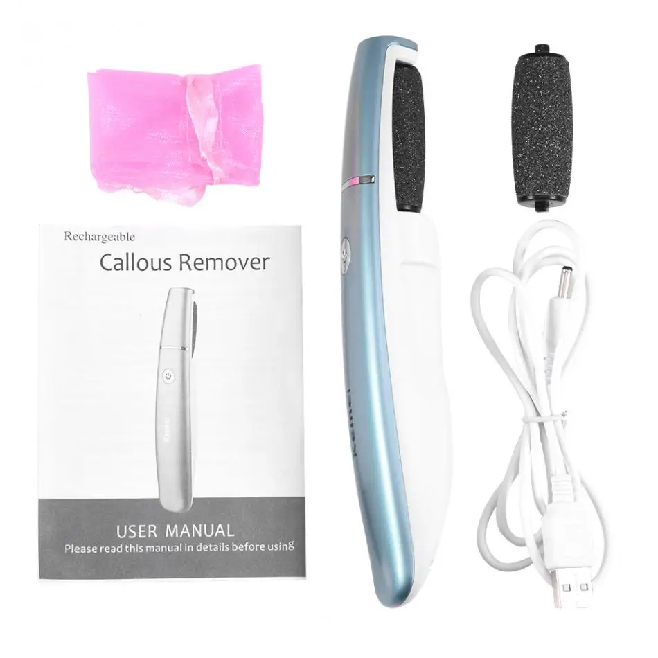 

Professional Kemei USB Rechargeable Electric Callus Remover Cutin Peeling Coarse Dead Skin Removal Foot Care Pedicure Machine
