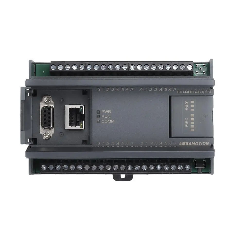 ETH-MODBUS-IO16T протокол RTU RS485 PLC расширяемый модуль 16-канальный вход Выходной