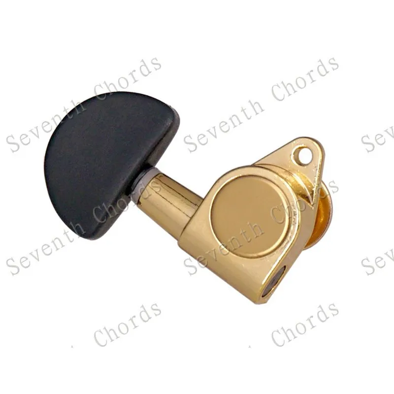 Золотая электрическая акустическая гитара 3R3L колышки с запечатанной