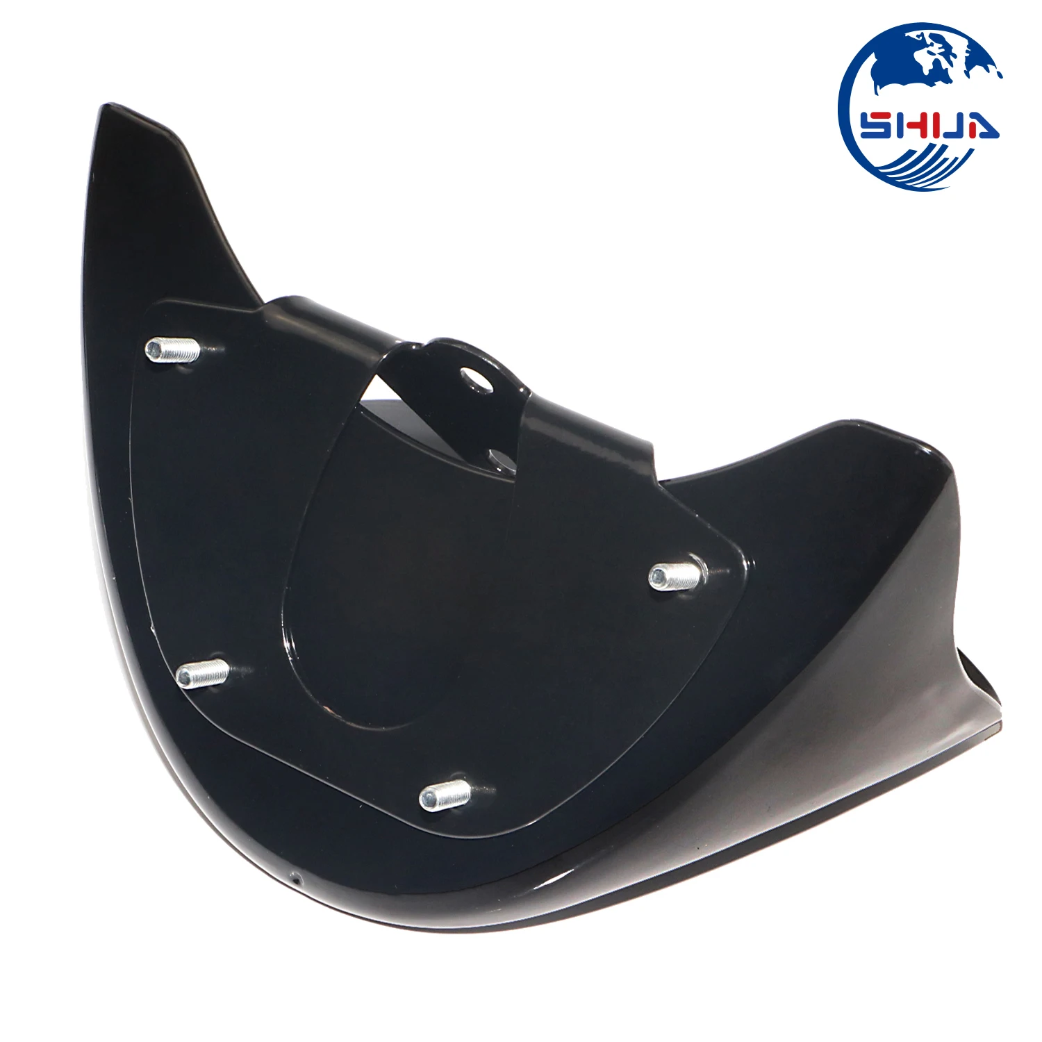 Мотоциклетный глянцевый черный передний нижний спойлер брызговик обтекатель