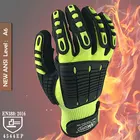 Рабочие перчатки NM Safety, устойчивые к порезам и вибрации, уровень порезания 5, амортизирующие защитные рабочие перчатки