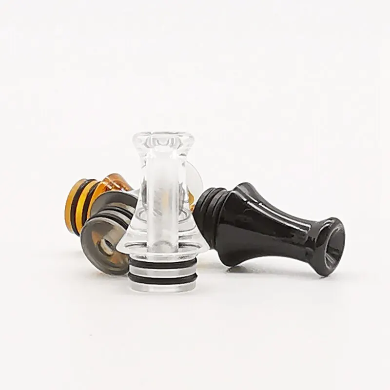 

4pcs/set Longer Style Resin 510 Drip Tip