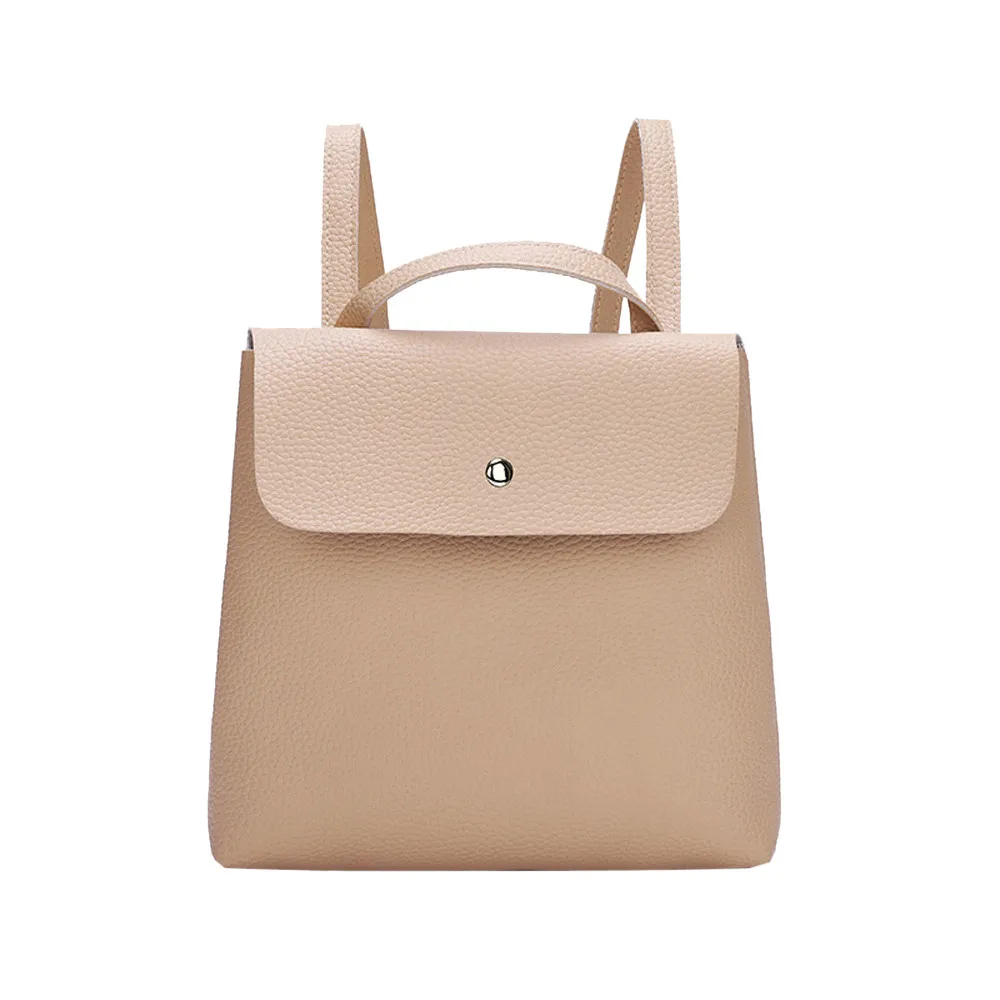 Рюкзак Molave Женский из натуральной кожи с пряжкой многофункциональный|Женские