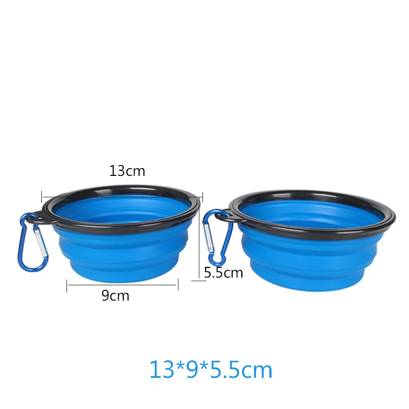 Дорожная миска для домашних животных портативный складной кошки и собаки подачи