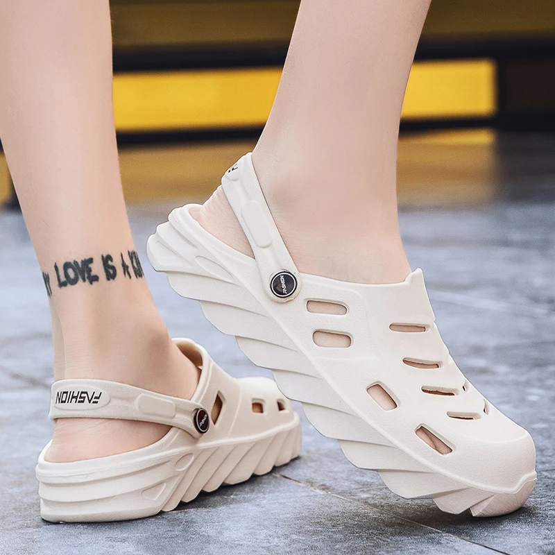 

2021 New Men Sandals Summer Flip Flops Slippers Men Outdoor Beach Casual Shoes Cheap Male Sandals Water Shoes Sandalia Masculina