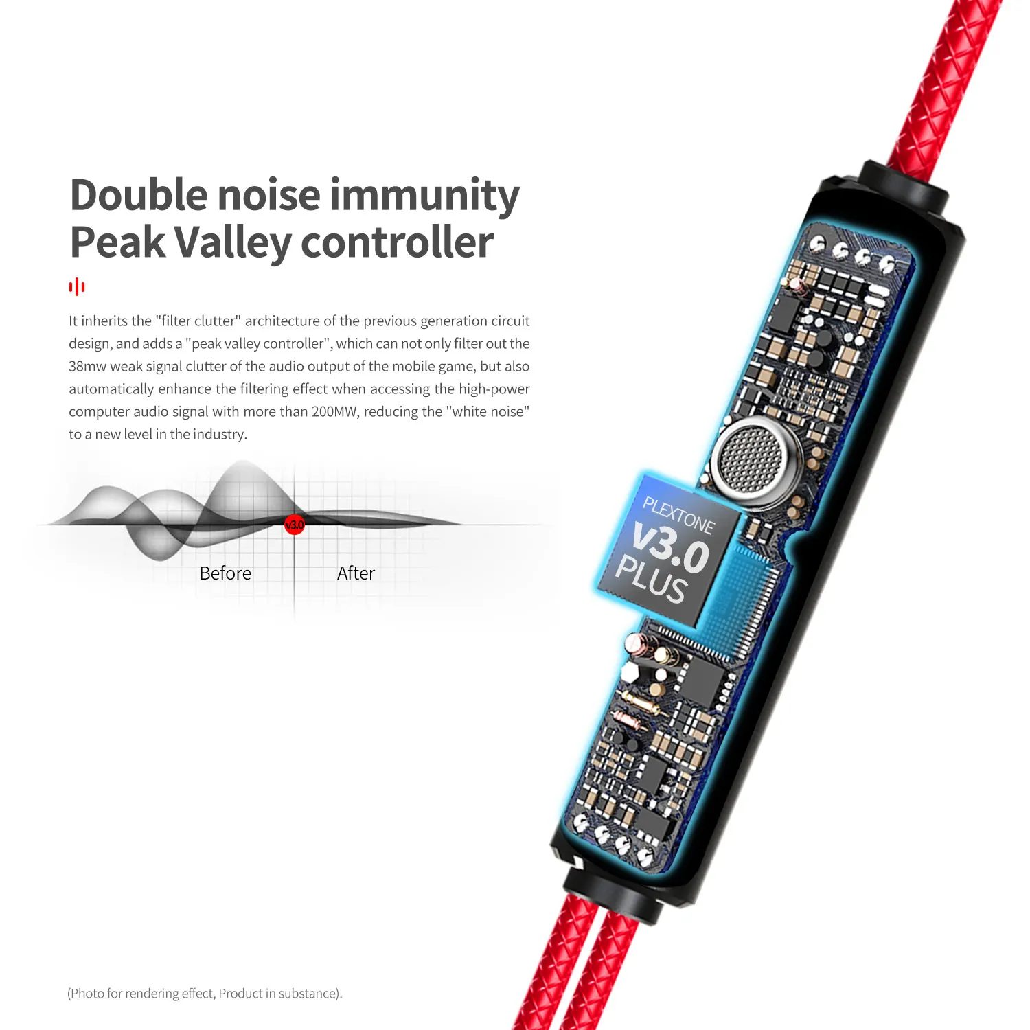 plextone xmowi rx3 gaming earphone in ear headset wired headphones with detachable mic for mobile phonelaptoppcps5 free global shipping