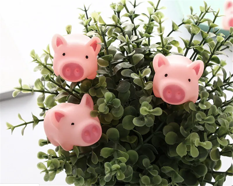 1 предмет Новинка Милая собака игрушки розовый кричащий резиновая свинка для