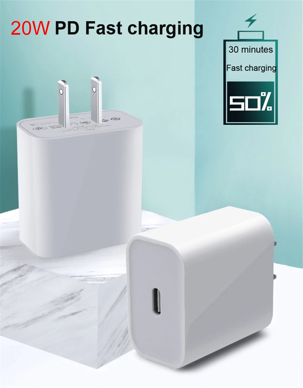 Кабель для быстрой зарядки и передачи данных 20 Вт 1 м|Зарядные устройства