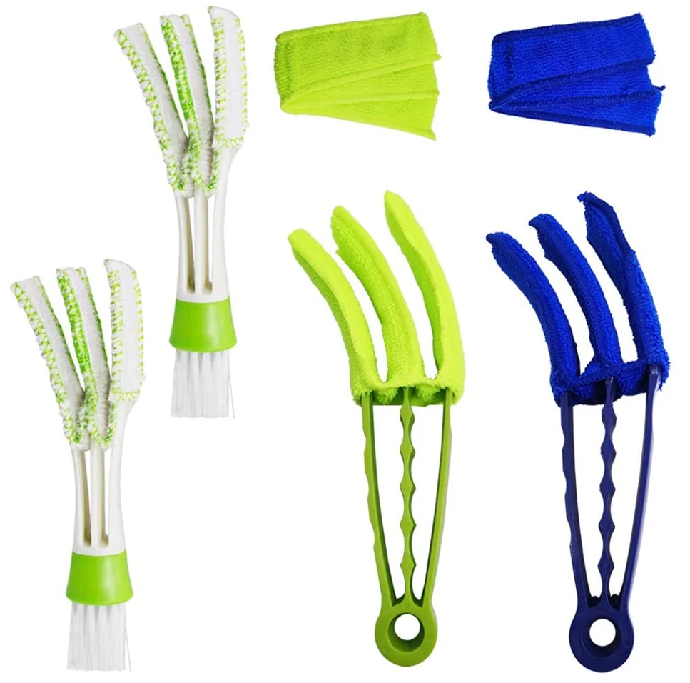 

Curtain cleaner dust brush with fiber detachable sleeve and curtain cleaner for cleaning blinds and air conditioning vents