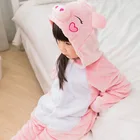 Детская Пижама Kugurumi с животными, розовая свинья, цельная Пижама для мальчиков и девочек, детская пижама, костюм для сна